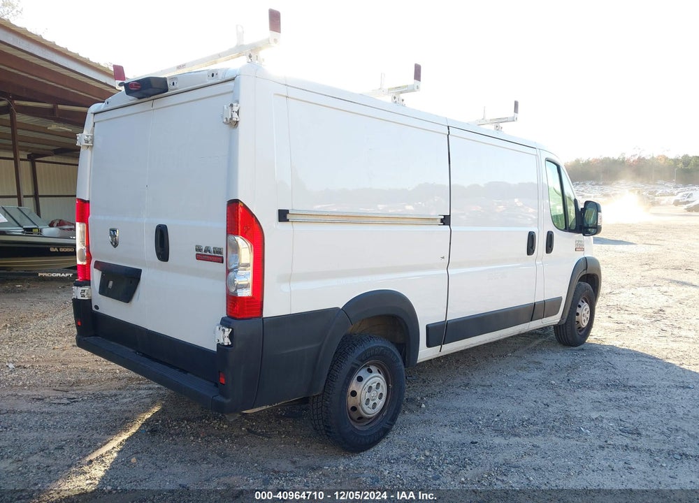 2021 RAM PROMASTER 1500 LOW ROOF 136 WB VIN: 3C6ERVAG1ME500385