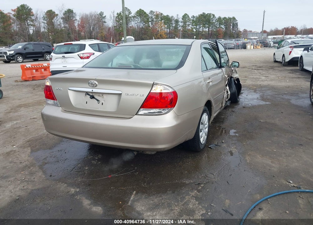 2006 TOYOTA CAMRY LE VIN: 4T1BE32K46U109777