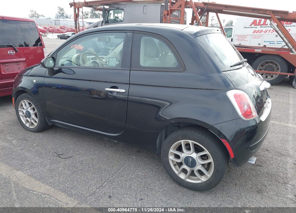 2012 FIAT 500 POP VIN: 3C3CFFAR3CT334921