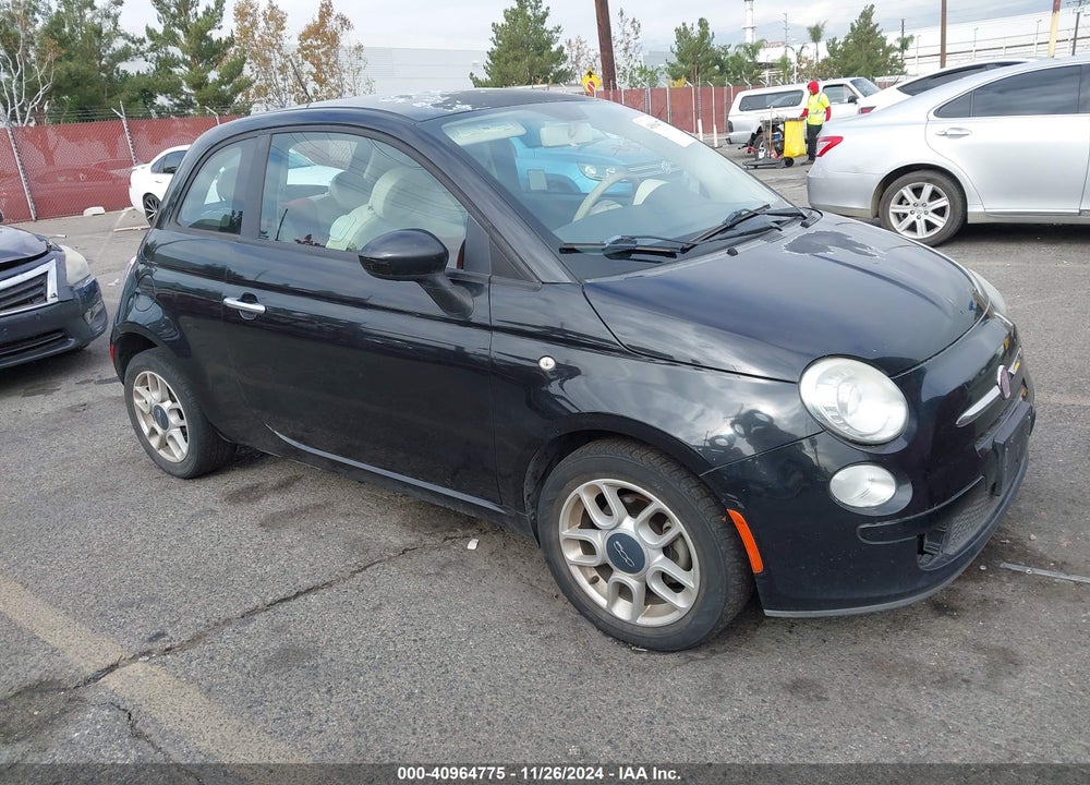 2012 FIAT 500 POP VIN: 3C3CFFAR3CT334921