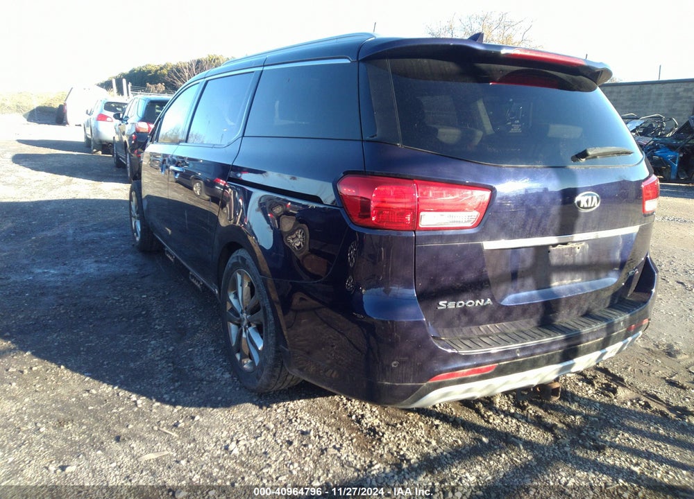 2018 KIA SEDONA SX LIMITED VIN: KNDME5C19J6363951