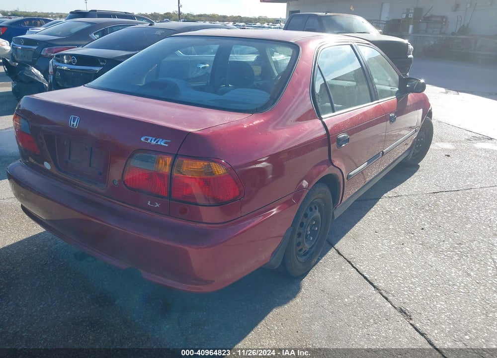 1999 HONDA CIVIC LX VIN: 1HGEJ6570XL060592