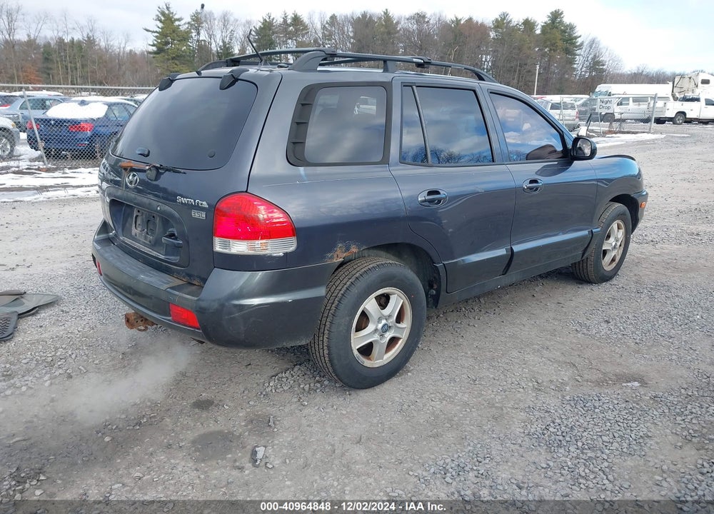 2005 HYUNDAI SANTA FE GLS/LX VIN: KM8SC13E35U880040