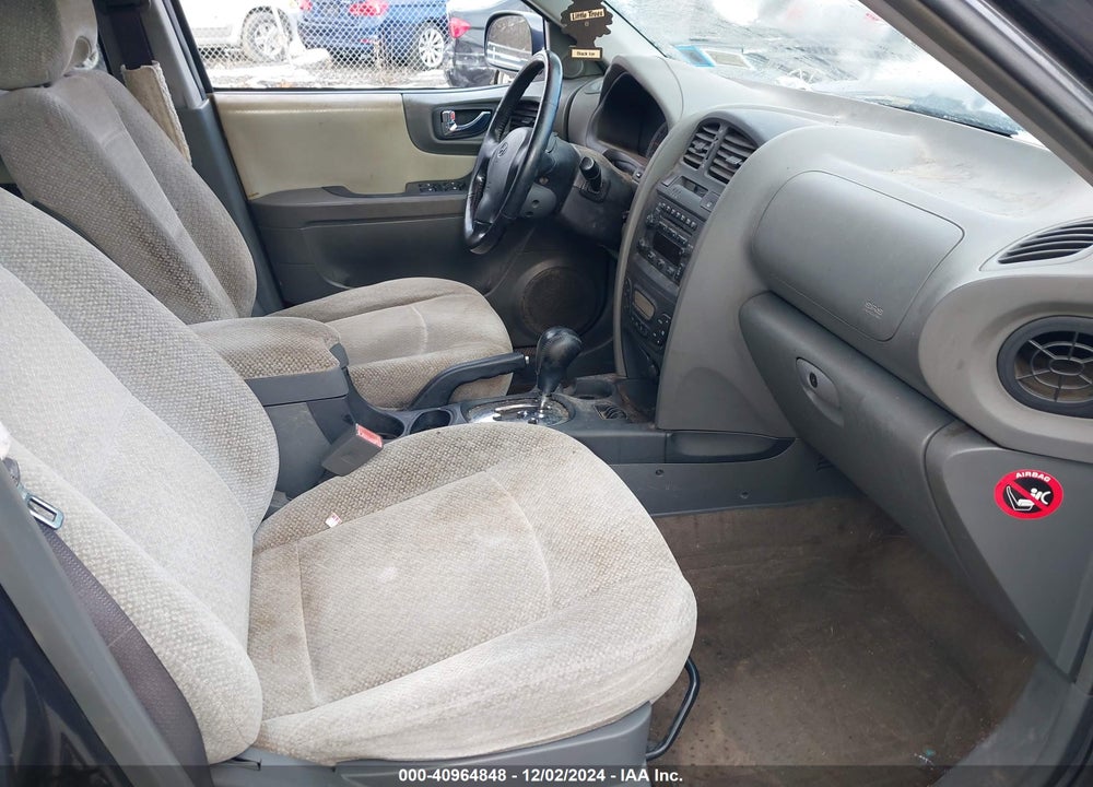 2005 HYUNDAI SANTA FE GLS/LX VIN: KM8SC13E35U880040