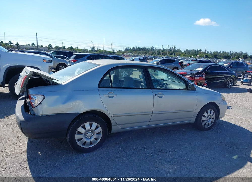 2003 TOYOTA COROLLA VIN: 1NXCR32E93Z005151