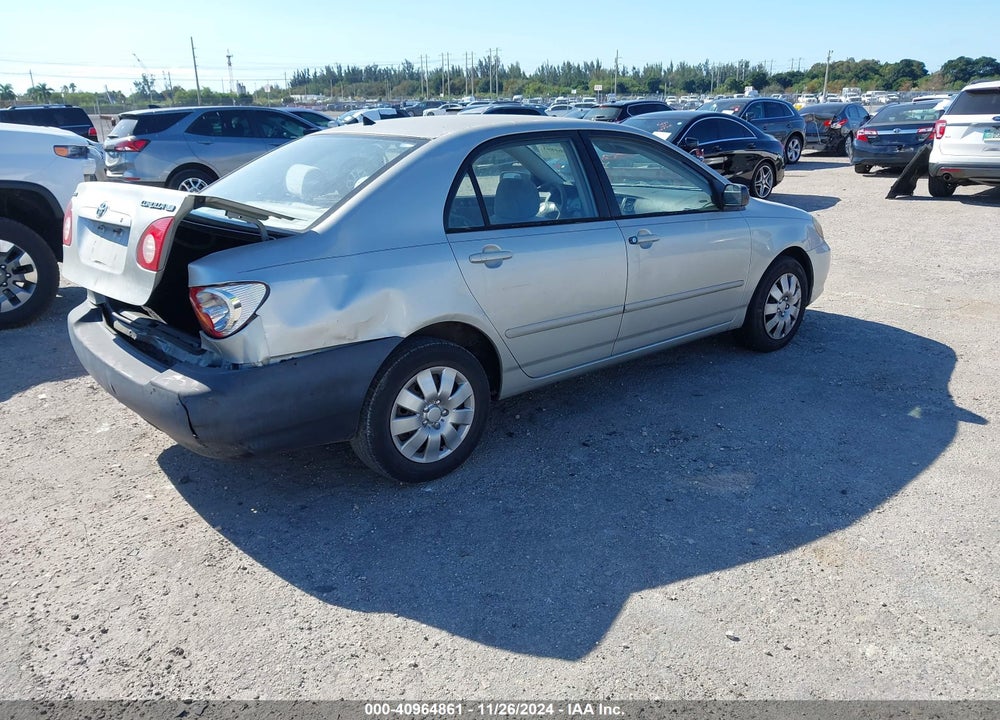 2003 TOYOTA COROLLA VIN: 1NXCR32E93Z005151