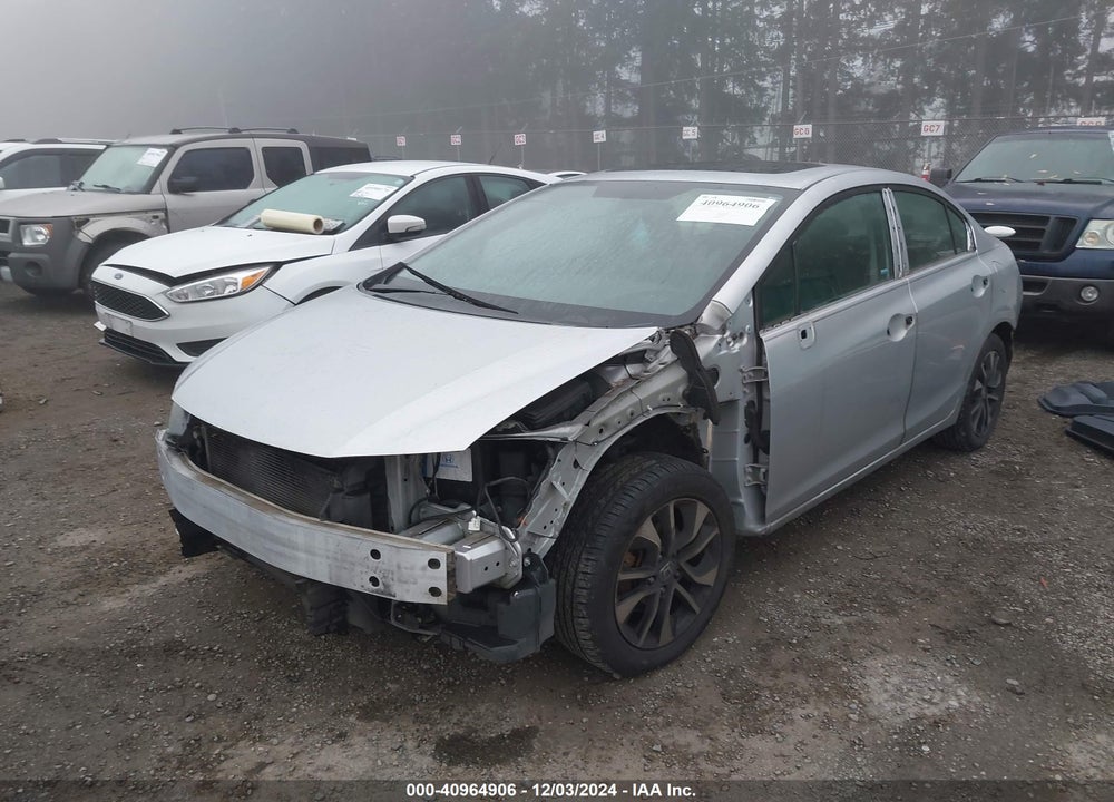 2013 HONDA CIVIC EX VIN: 19XFB2F82DE226678