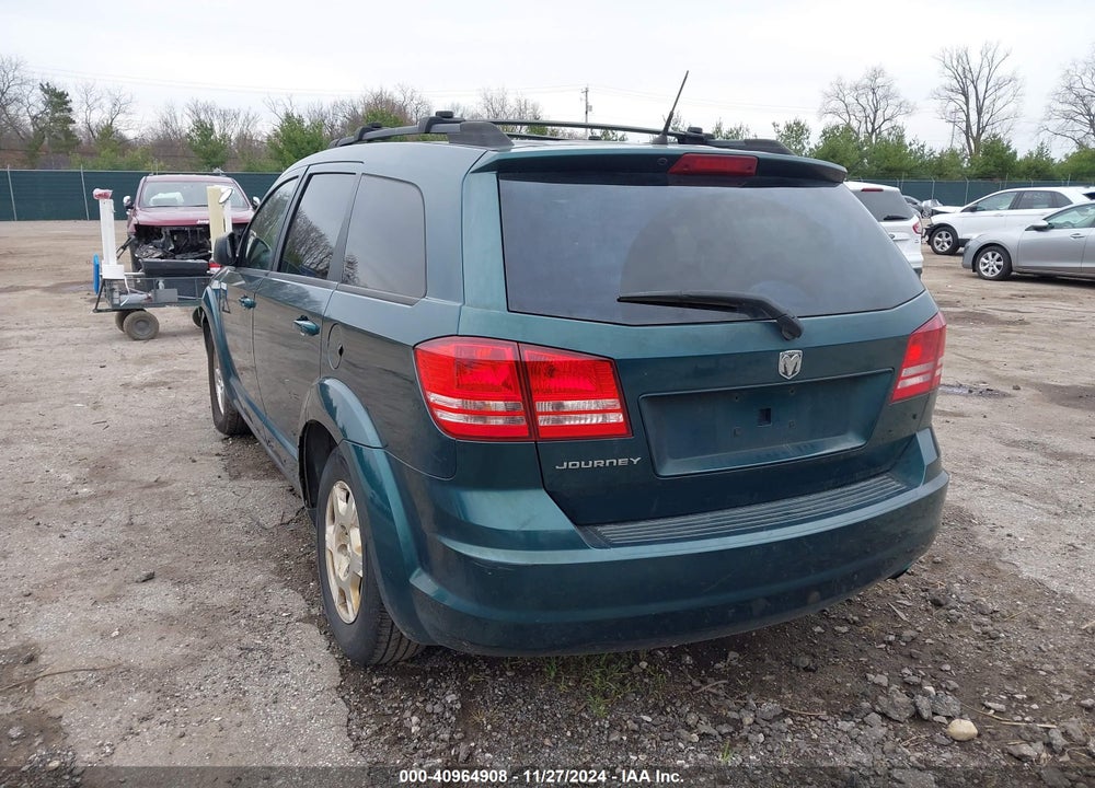 2009 DODGE JOURNEY SE VIN: 3D4GG47B79T249620