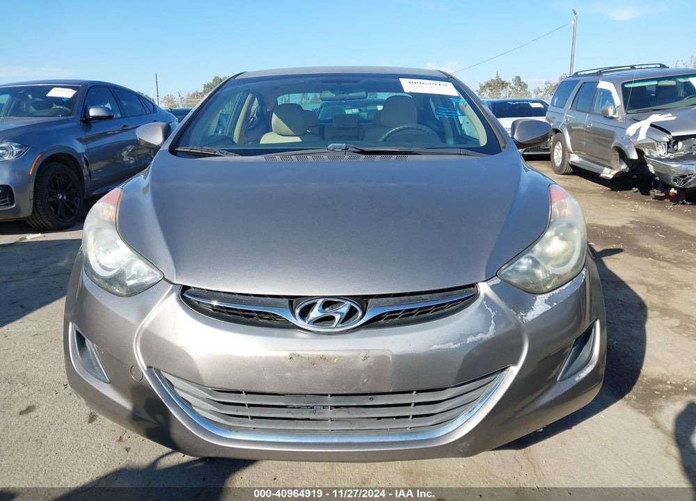 2013 HYUNDAI ELANTRA GLS VIN: 5NPDH4AEXDH423897
