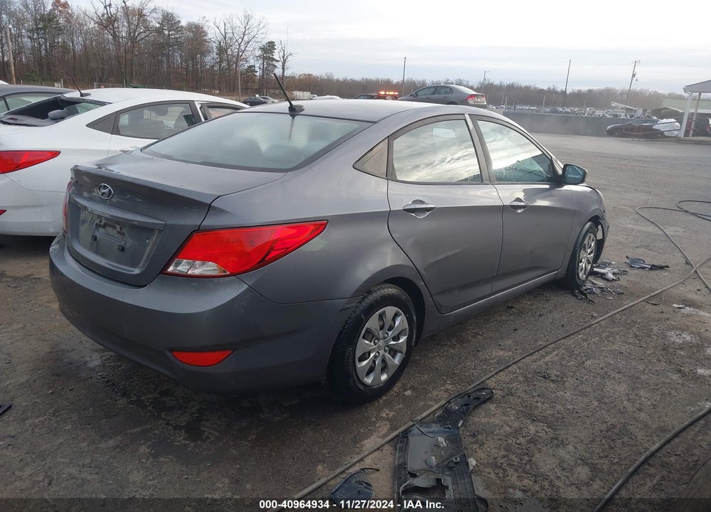 2017 HYUNDAI ACCENT SE VIN: KMHCT4AE6HU191946