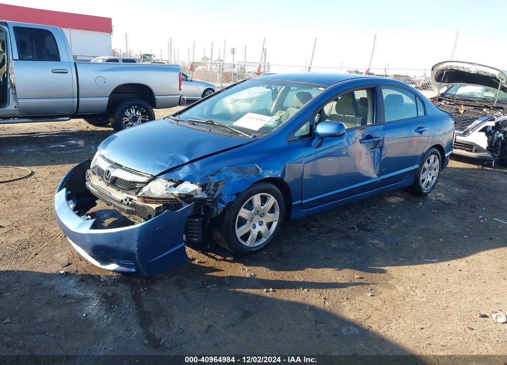 2009 HONDA CIVIC VIN: 19XFA16519E018916