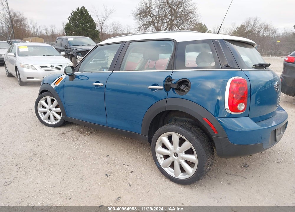 2011 MINI COOPER COUNTRYMAN VIN: WMWZB3C56BWH95095