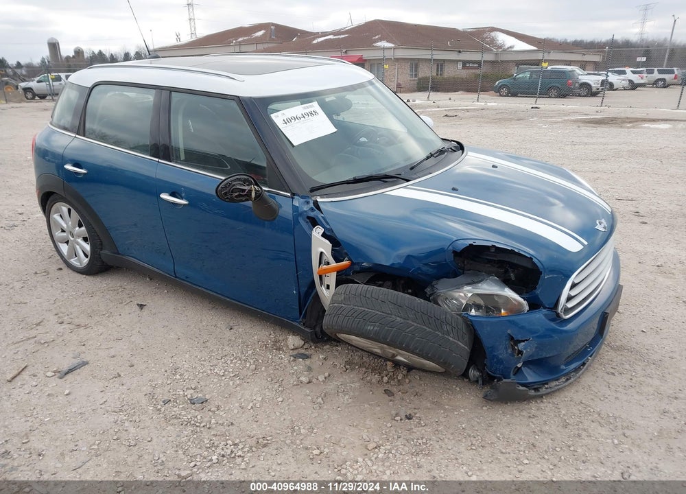 2011 MINI COOPER COUNTRYMAN VIN: WMWZB3C56BWH95095