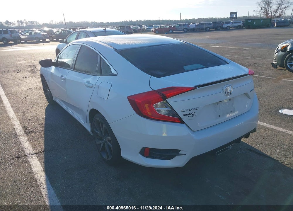 2019 HONDA CIVIC SPORT VIN: 2HGFC2F80KH538756