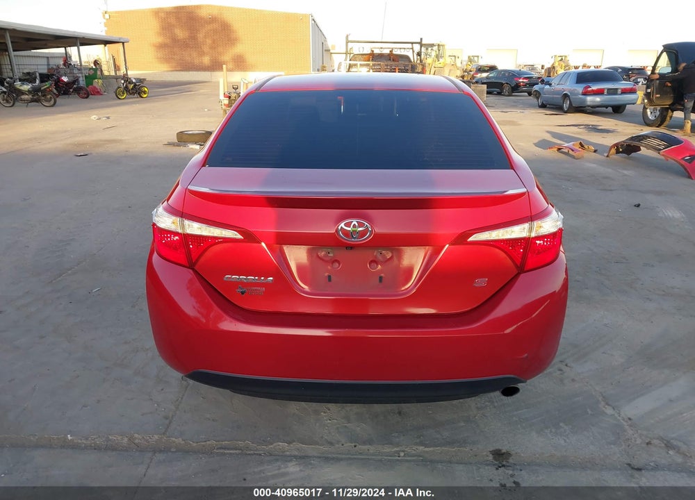 2016 TOYOTA COROLLA VIN: 5YFBURHE0GP479778