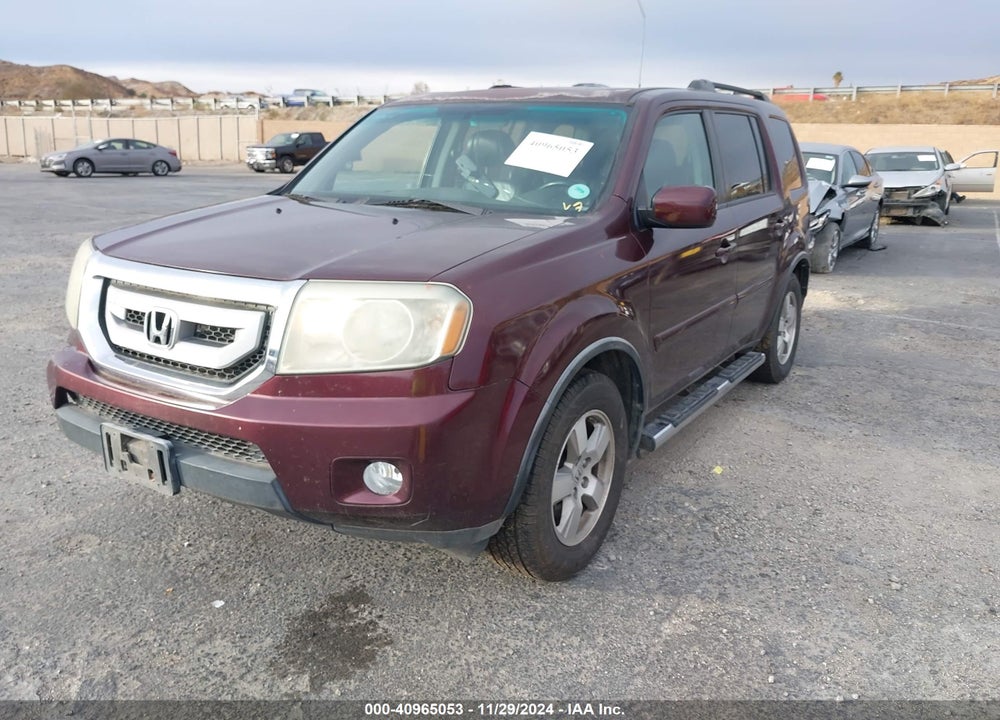 2011 HONDA PILOT EX-L VIN: 5FNYF4H52BB037290