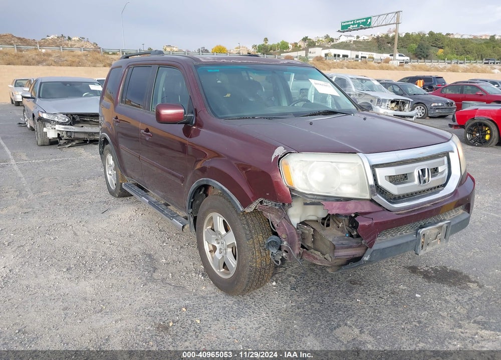 2011 HONDA PILOT EX-L VIN: 5FNYF4H52BB037290
