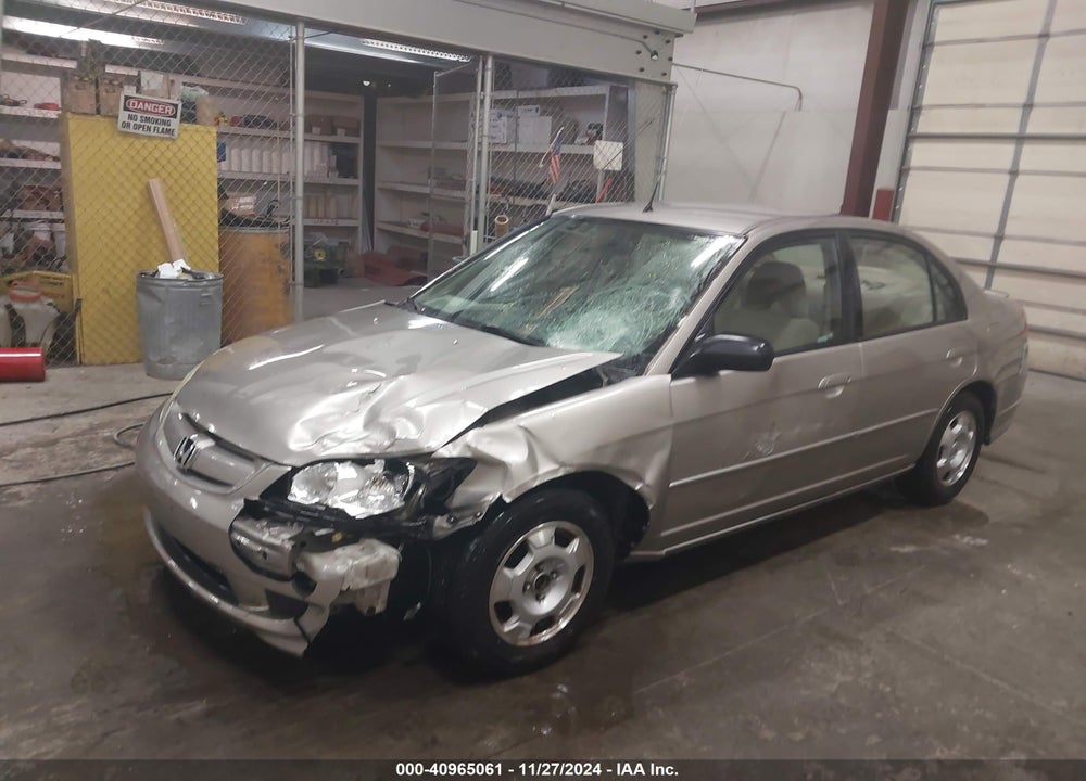 2004 HONDA CIVIC HYBRID VIN: JHMES96654S001685