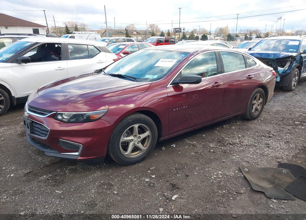 2016 CHEVROLET MALIBU VIN: 1G1ZB5ST9GF326627