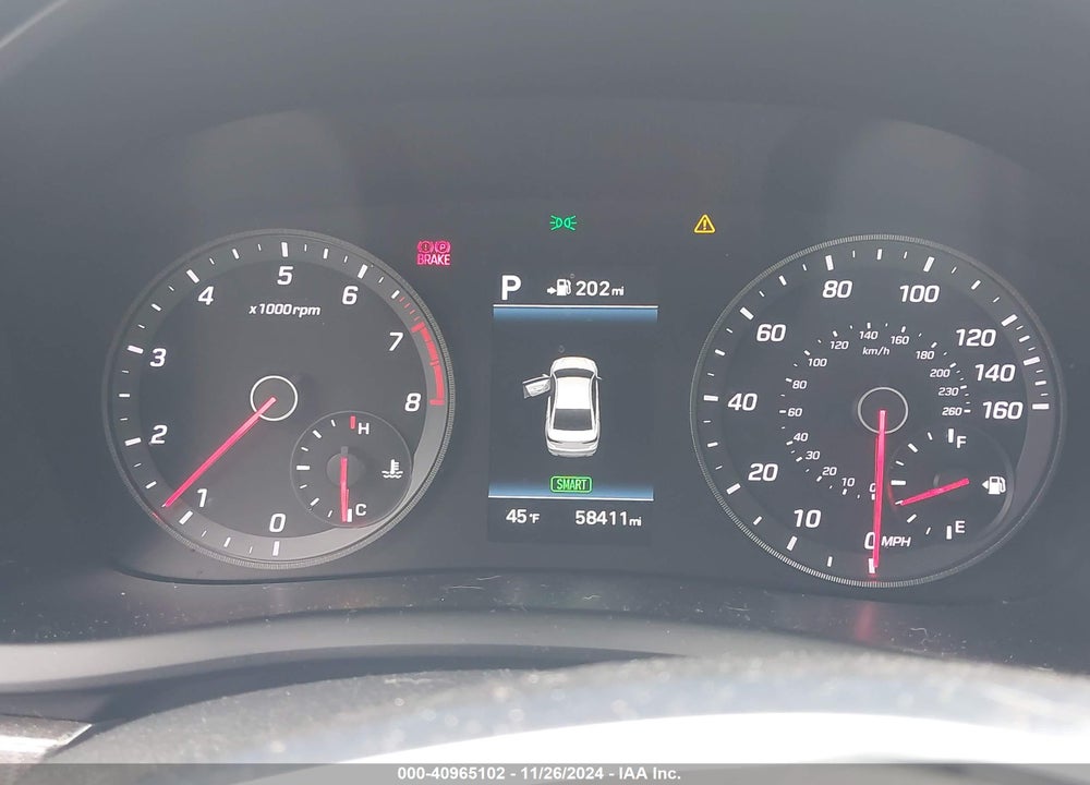 2018 HYUNDAI SONATA SPORT 2.0T VIN: 5NPE34AB6JH660634