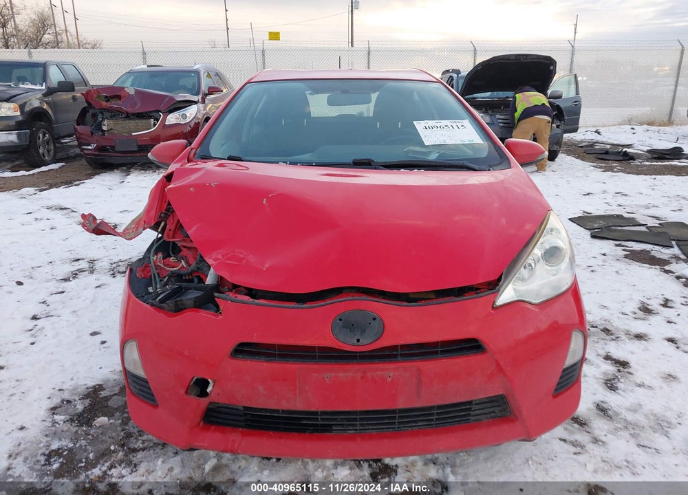 2012 TOYOTA PRIUS C THREE VIN: JTDKDTB35C1506086