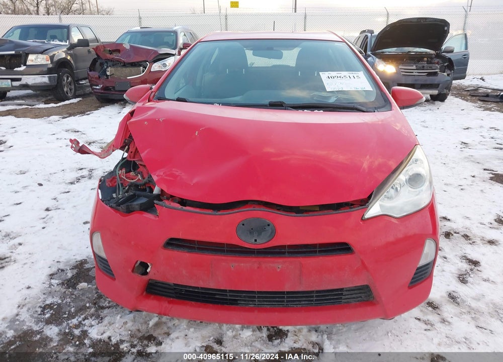 2012 TOYOTA PRIUS C THREE VIN: JTDKDTB35C1506086