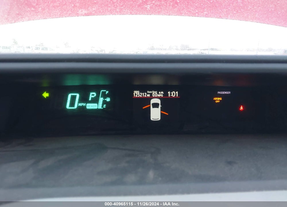 2012 TOYOTA PRIUS C THREE VIN: JTDKDTB35C1506086