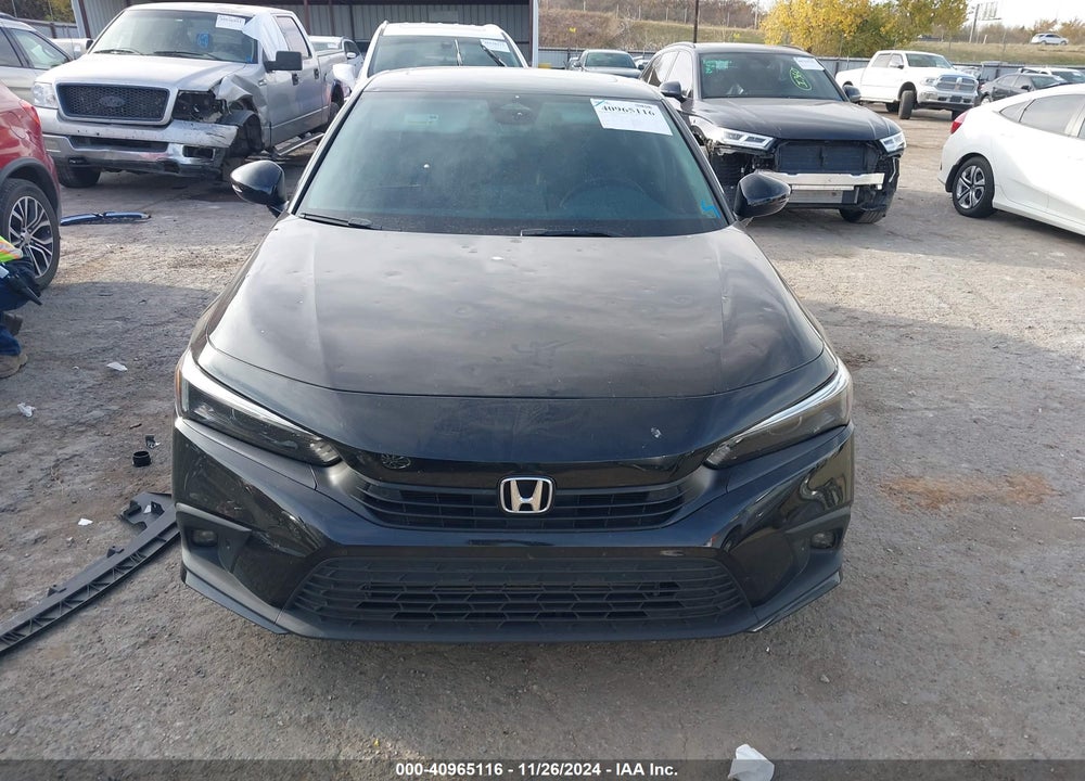 2022 HONDA CIVIC TOURING VIN: 2HGFE1F91NH300500