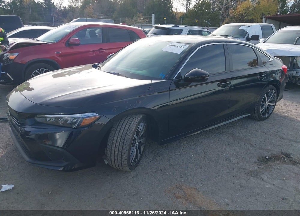 2022 HONDA CIVIC TOURING VIN: 2HGFE1F91NH300500