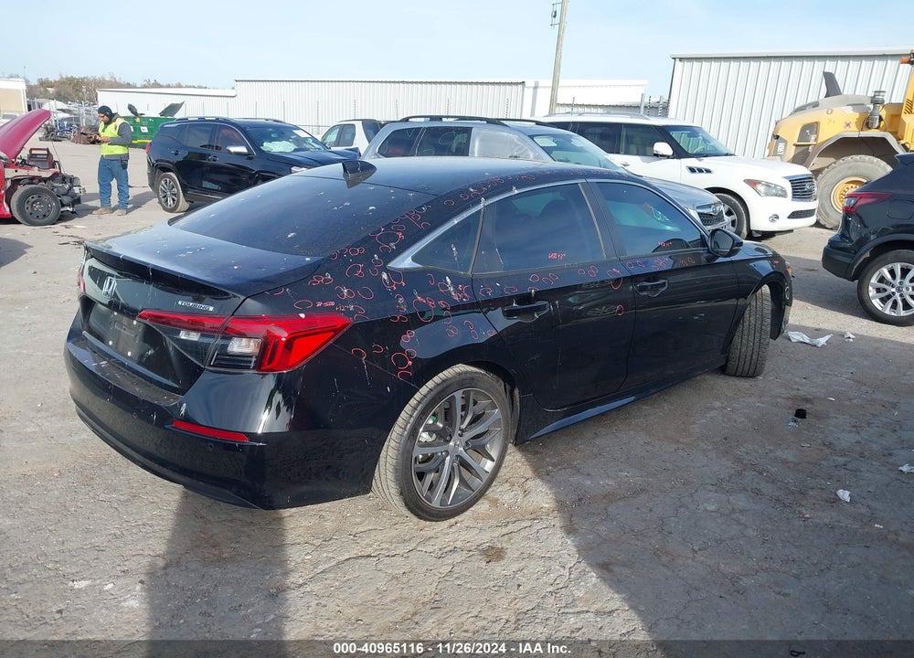 2022 HONDA CIVIC TOURING VIN: 2HGFE1F91NH300500