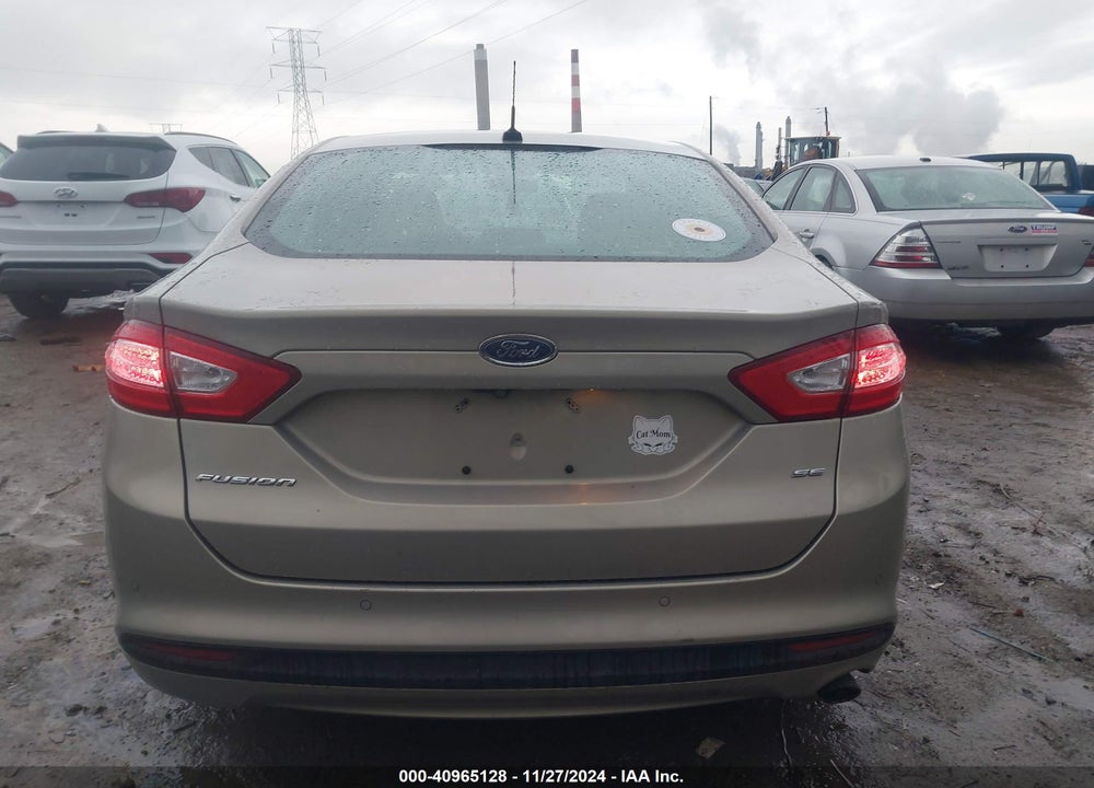 2016 FORD FUSION VIN: 3FA6P0H75GR106287