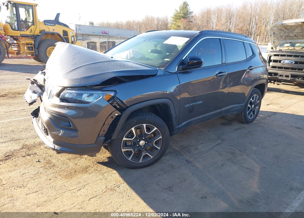 2022 JEEP COMPASS LATITUDE 4X4 VIN: 3C4NJDBB0NT125020