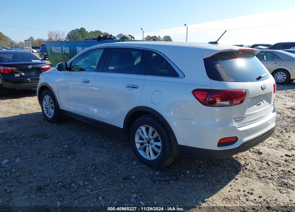 2019 KIA SORENTO VIN: 5XYPG4A37KG548813