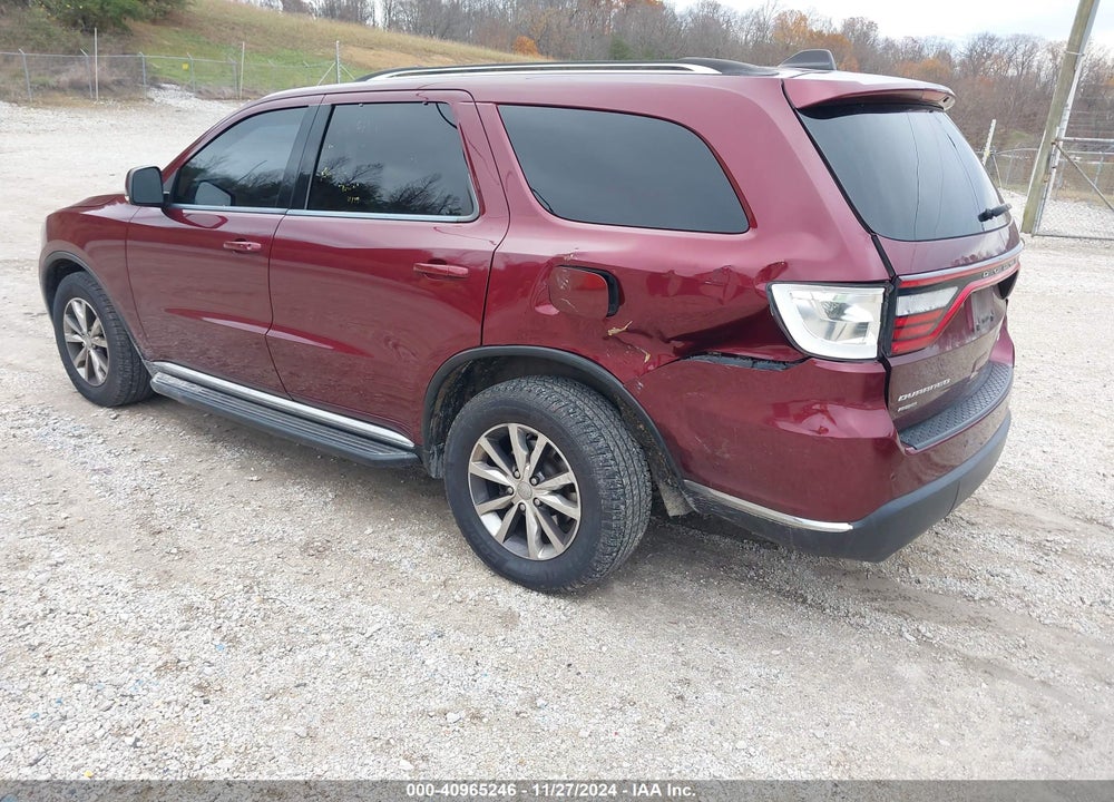 2016 DODGE DURANGO LIMITED VIN: 1C4RDJDG3GC484814
