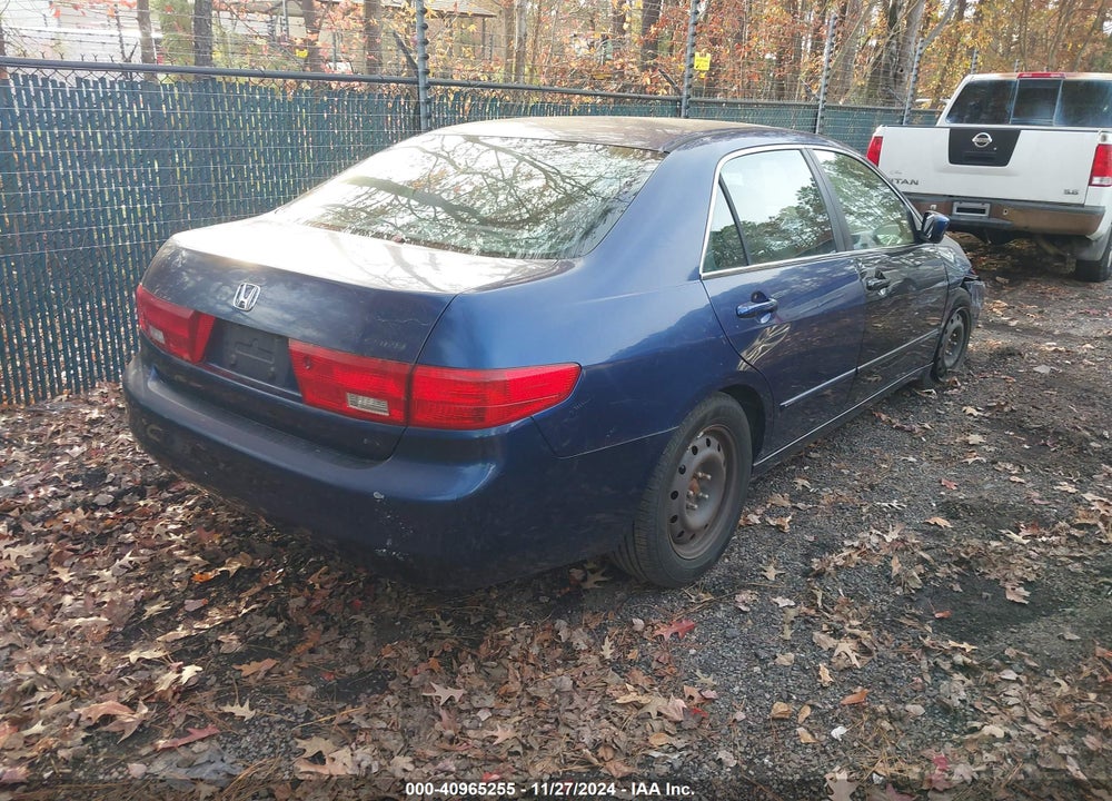 2005 HONDA ACCORD 2.4 EX VIN: 1HGCM567X5A012405