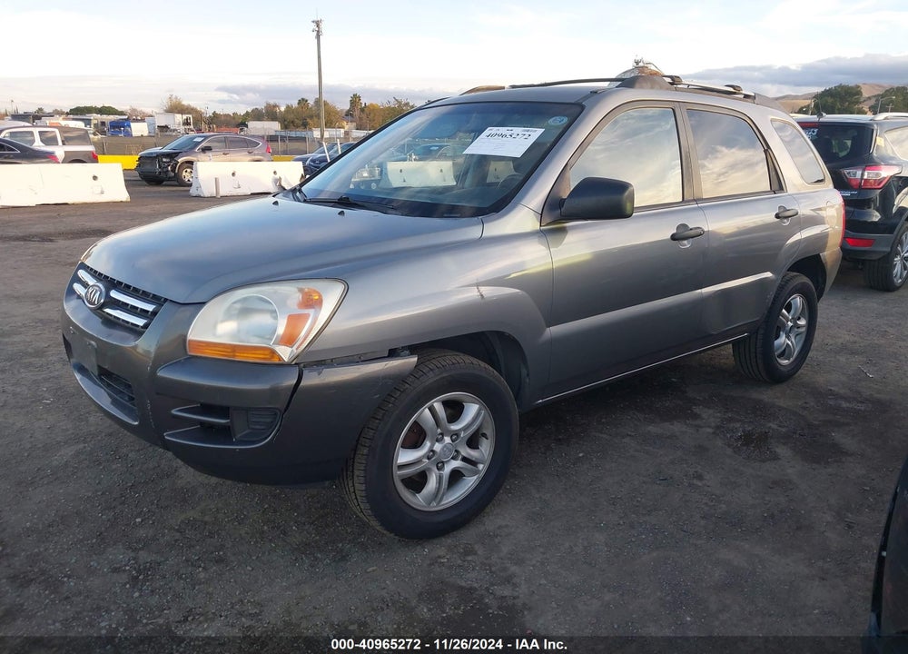 2007 KIA SPORTAGE LX V6 VIN: KNDJF723X77360249