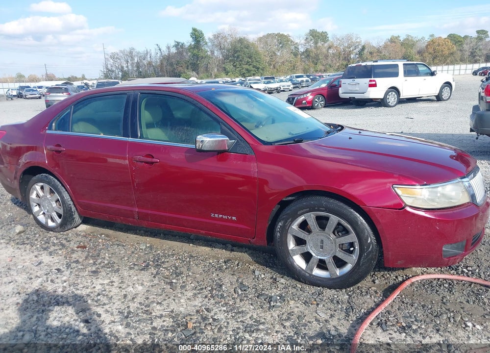 2006 LINCOLN ZEPHYR VIN: 3LNHM26186R653117