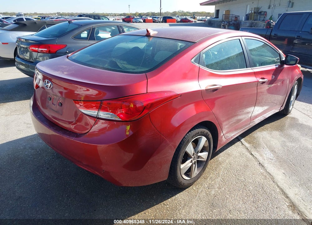 2013 HYUNDAI ELANTRA GLS VIN: 5NPDH4AE3DH290626