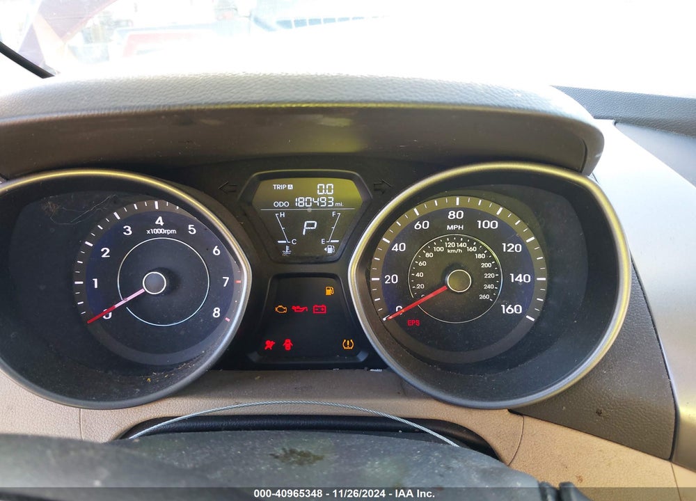 2013 HYUNDAI ELANTRA GLS VIN: 5NPDH4AE3DH290626