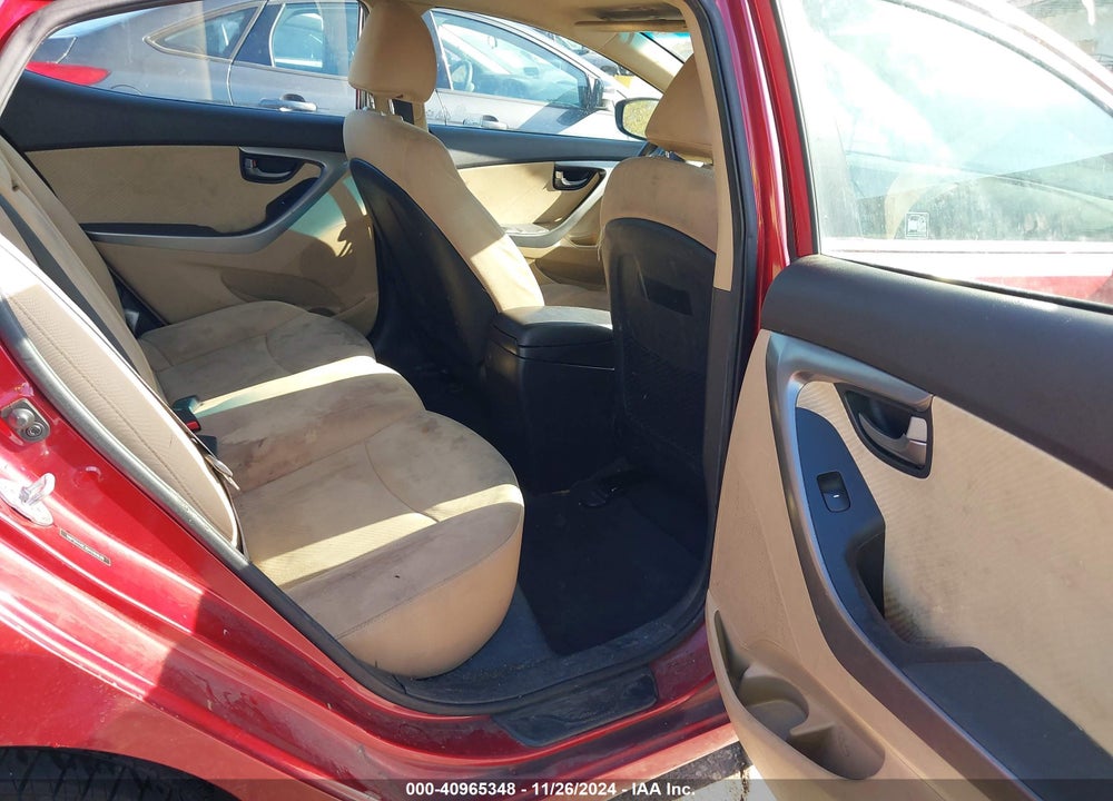2013 HYUNDAI ELANTRA GLS VIN: 5NPDH4AE3DH290626