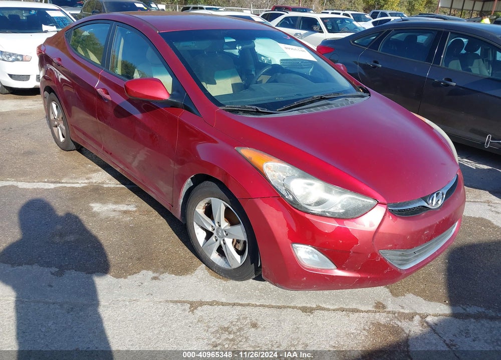 2013 HYUNDAI ELANTRA GLS VIN: 5NPDH4AE3DH290626