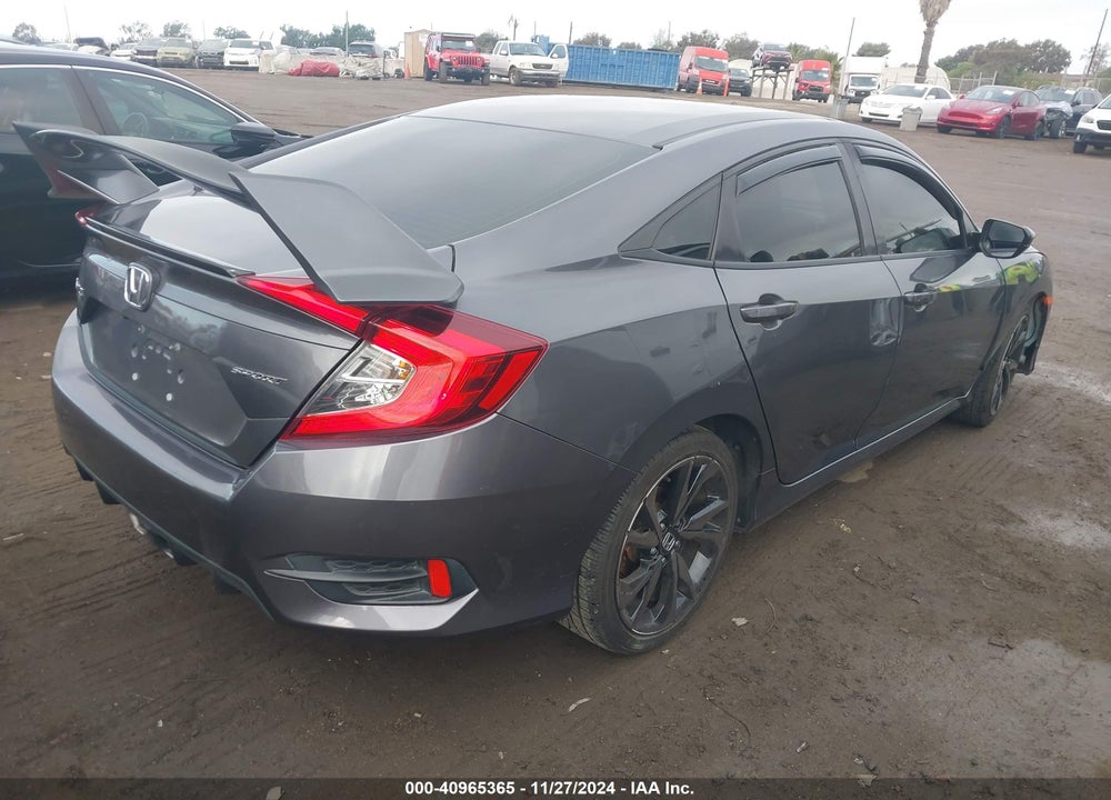 2019 HONDA CIVIC SPORT VIN: 2HGFC2F88KH515774