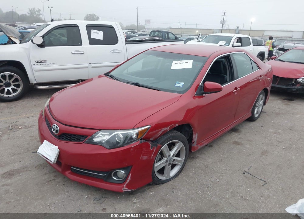 2012 TOYOTA CAMRY SE VIN: 4T1BF1FK3CU622154