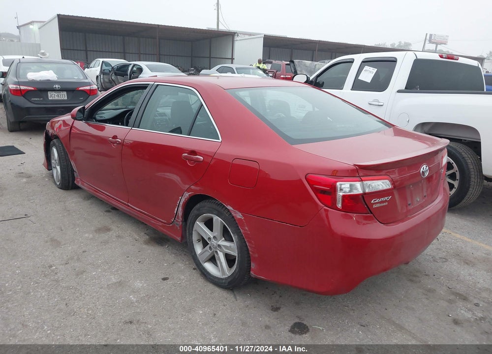2012 TOYOTA CAMRY SE VIN: 4T1BF1FK3CU622154