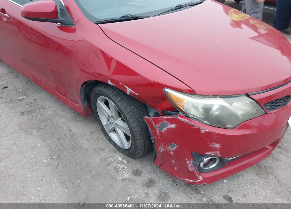 2012 TOYOTA CAMRY SE VIN: 4T1BF1FK3CU622154