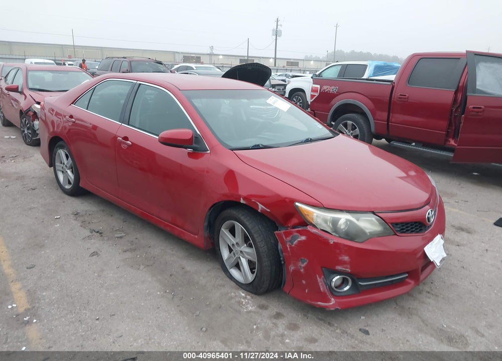 2012 TOYOTA CAMRY SE VIN: 4T1BF1FK3CU622154