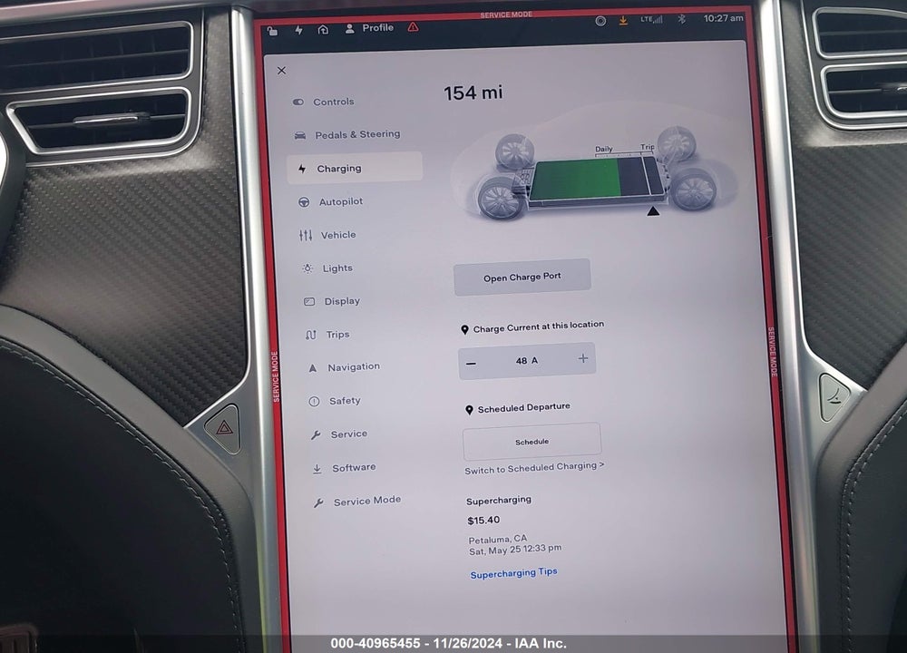 2017 TESLA MODEL S 100D/60D/75D/90D/P100D VIN: 5YJSA1E26HF195363