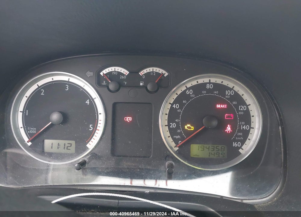 2004 VOLKSWAGEN JETTA GLS TDI VIN: WVWSR61JX4W185976