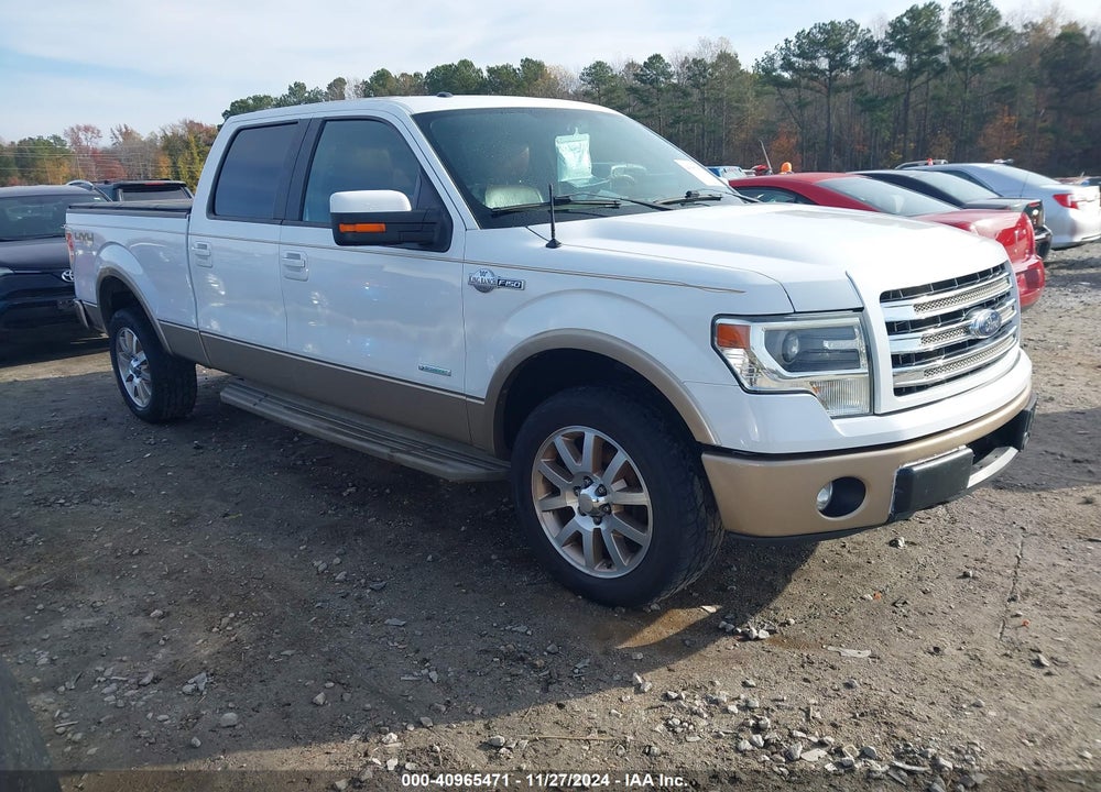 2013 FORD F-150 KING RANCH VIN: 1FTFW1ET3DKF65287