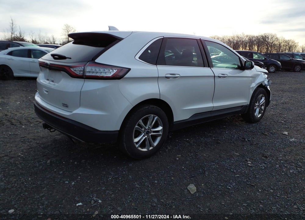 2015 FORD EDGE SEL VIN: 2FMTK4J92FBC28208